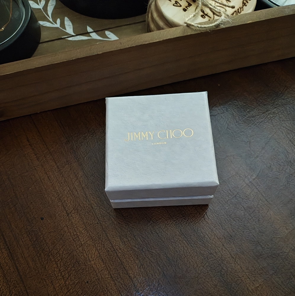 Jimmy Choo Square Ring, Size L/7 - Picture 5 of 10